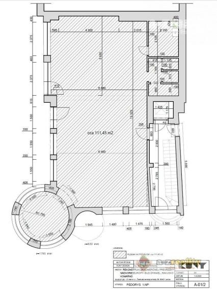 Komerčný priestor na prenájom na Nádvorí Európy