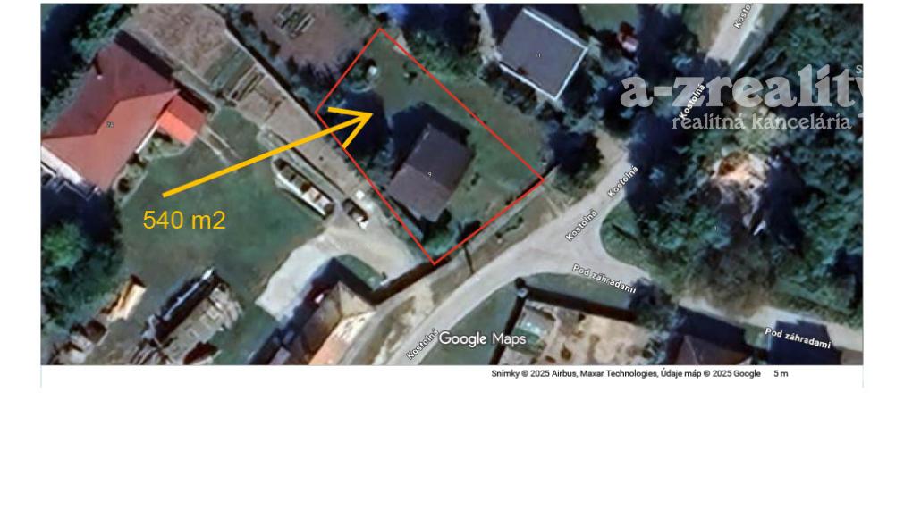 Na predaj starší rodinný dom s podkrovím v obci Gbelce