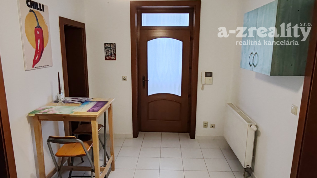 Veľký 1 izbový byt v dome so záhradou na prenájom