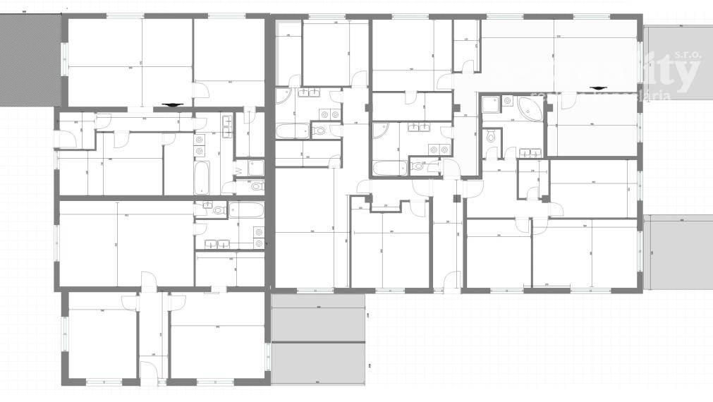 Na predaj 3 izbové byty v bytovom dome vo Dvoroch n/Žitavou