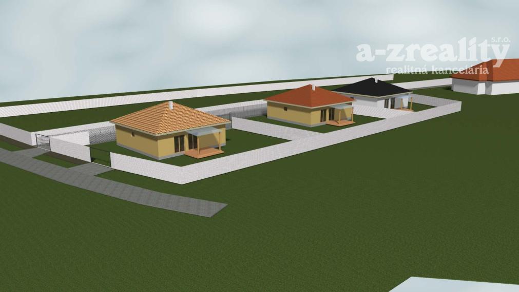 Na predaj 3 stavebné pozemky v centre obce Jasová