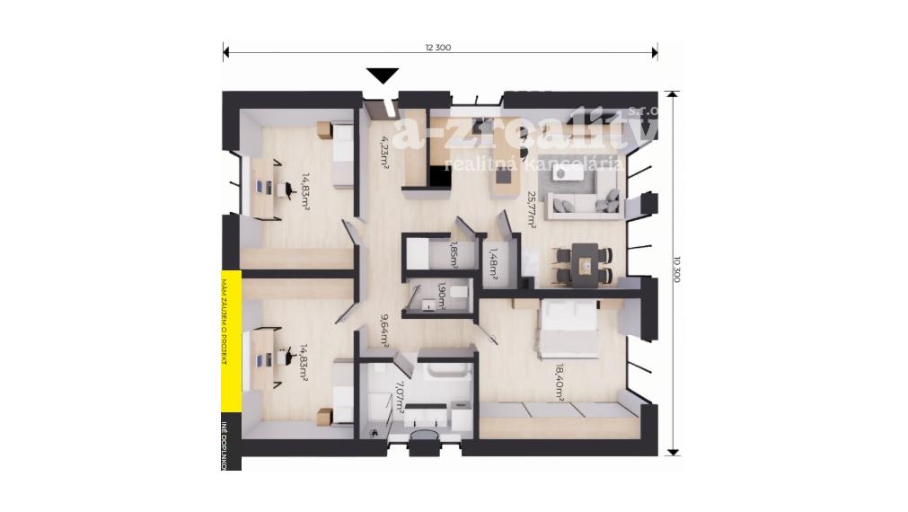 Na predaj 3 stavebné pozemky v centre obce Jasová