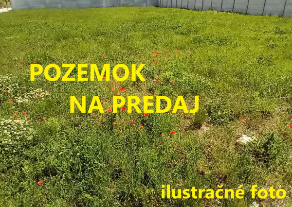 Na predaj veľký pozemok na výstavbu rod.domov v Kameničnej